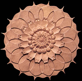 Mandala Bronze Relief